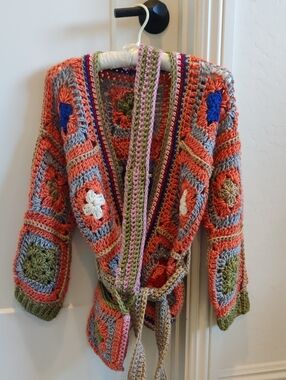 Youth Size 8 Cardigan W/Matching Purse